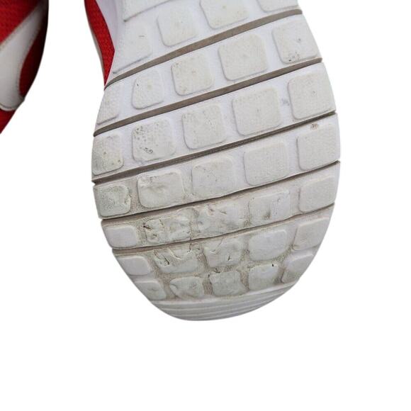 Nike Shoes Kids 7 Sneaker Roshe One Running Athletic Trainer Red White Youth Boy - Picture 10 of 14